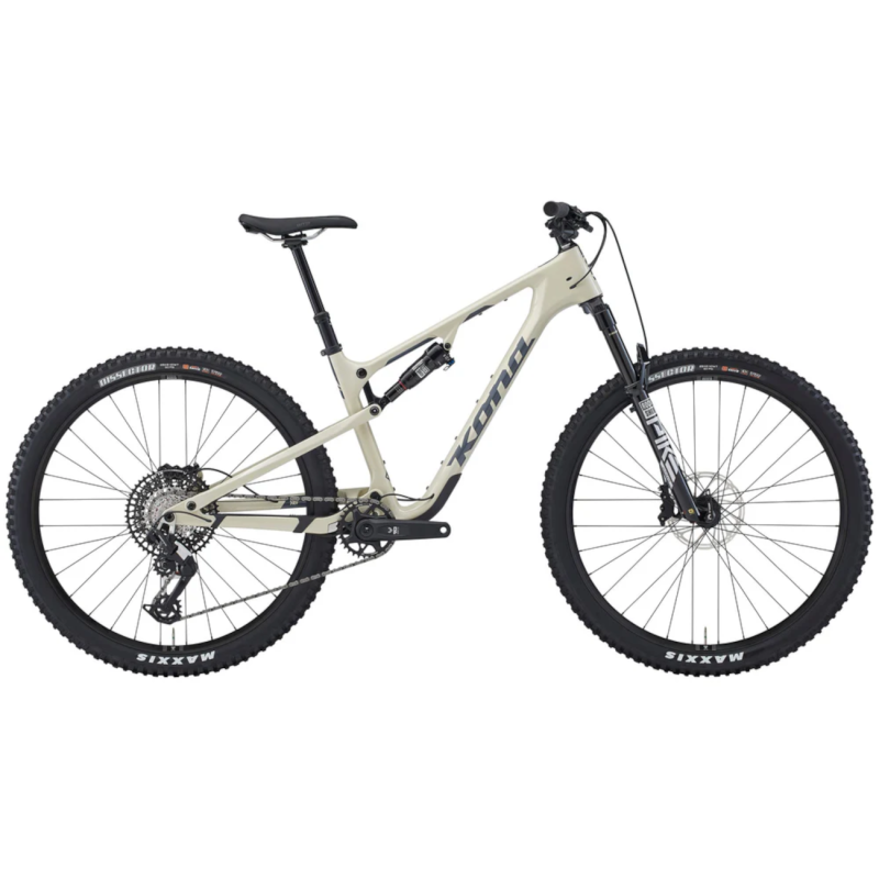 Mountain bike KONA Hei Hei CR (2025) Gloss Bone (Metallic Grey)