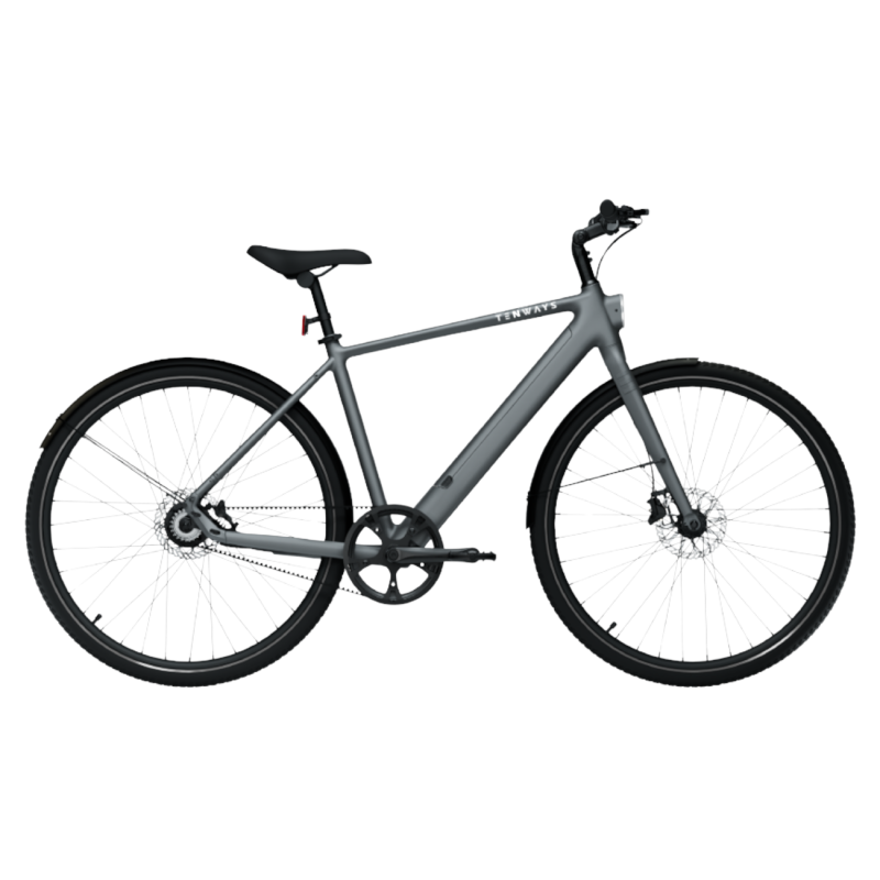 Электровелосипед TENWAYS CGO600 PRO (2025) Pebble Grey