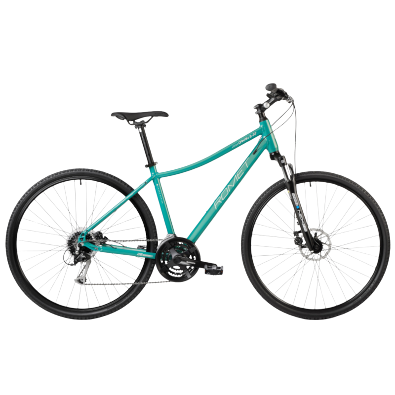 Sieviešu velosipēds ROMET Orkan 3 D, tirkīza-balts-pelēks