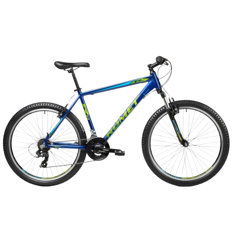 Велосипед ROMET Rambler R6.0, 26″ сине-зеленый