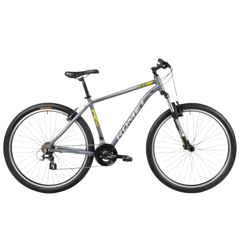 Велосипед ROMET Rambler R9.0, 29″ серо-желто-белый