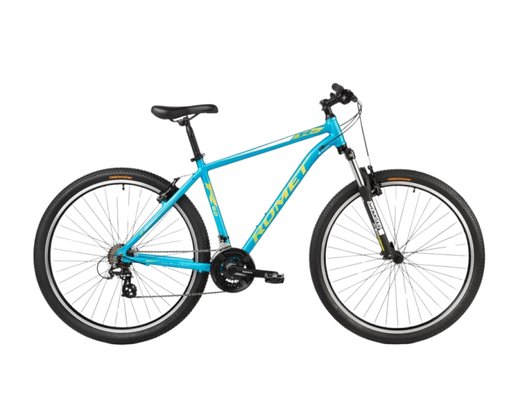 Велосипед ROMET Rambler R9.0, 29″ сине-бело-желтый