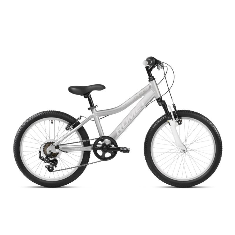 Детский велосипед ROMET Jolene 20 KID 2, серо-розовый