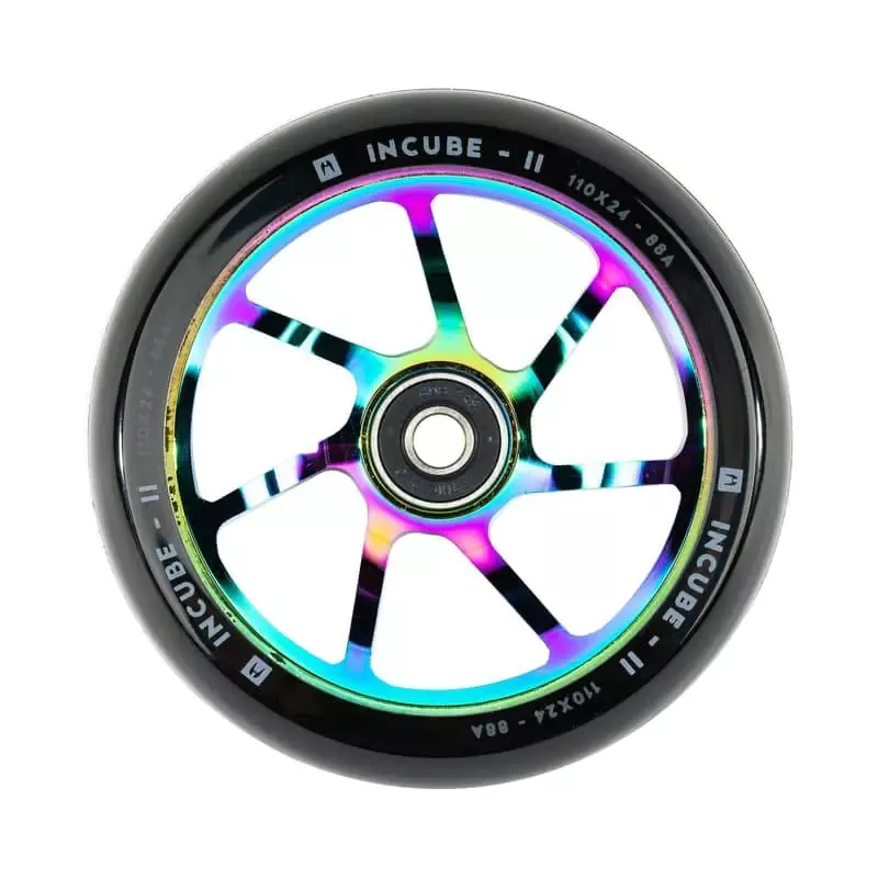 Ratas tõukerattale Ethic Incube Wheel V2 110mm Rainbow