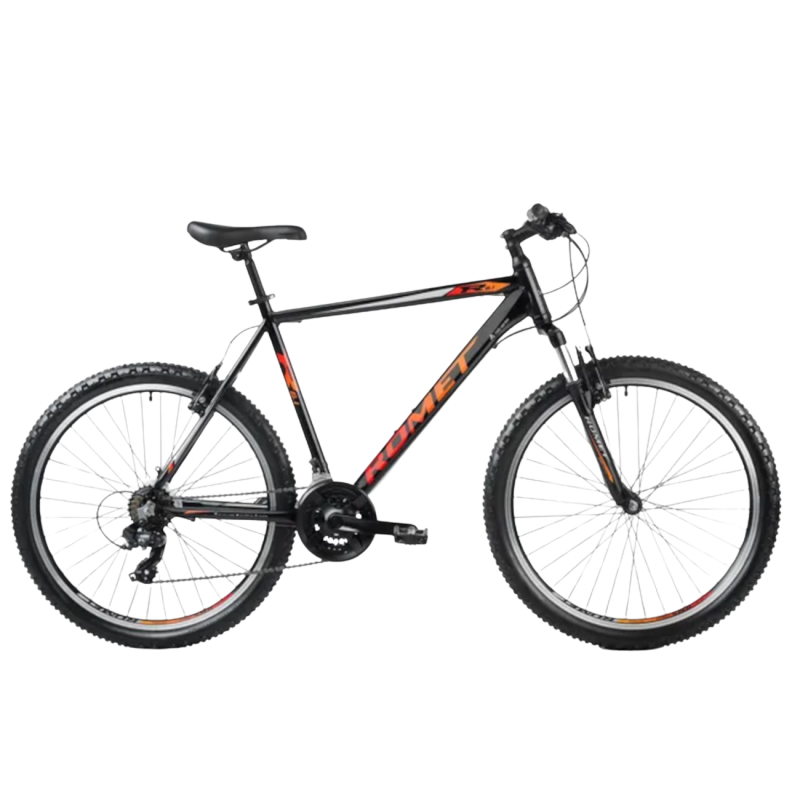 Polkupyörä ROMET Rambler R6.1, 26″ musta-oranssi