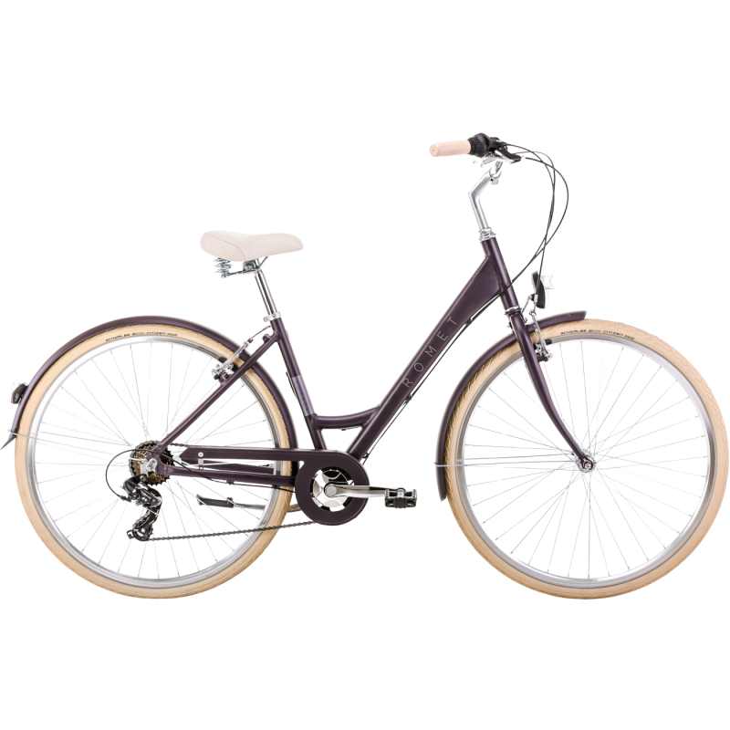 Naisten polkupyörä ROMET Sonata Eco, violetti