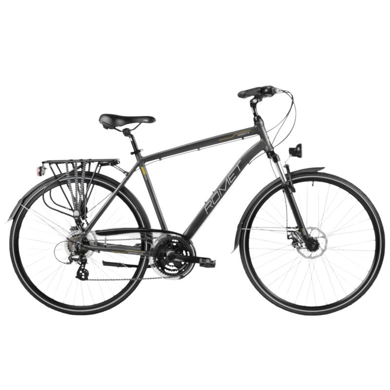 Velosipēds ROMET Wagant 2, tumši pelēks/dzeltens