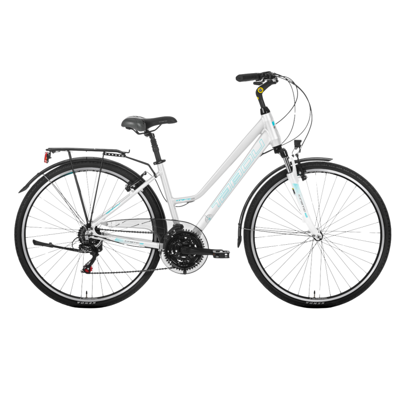 Women’s bicycle TABOU KINETIC 1.0 W, 28″ white-blue
