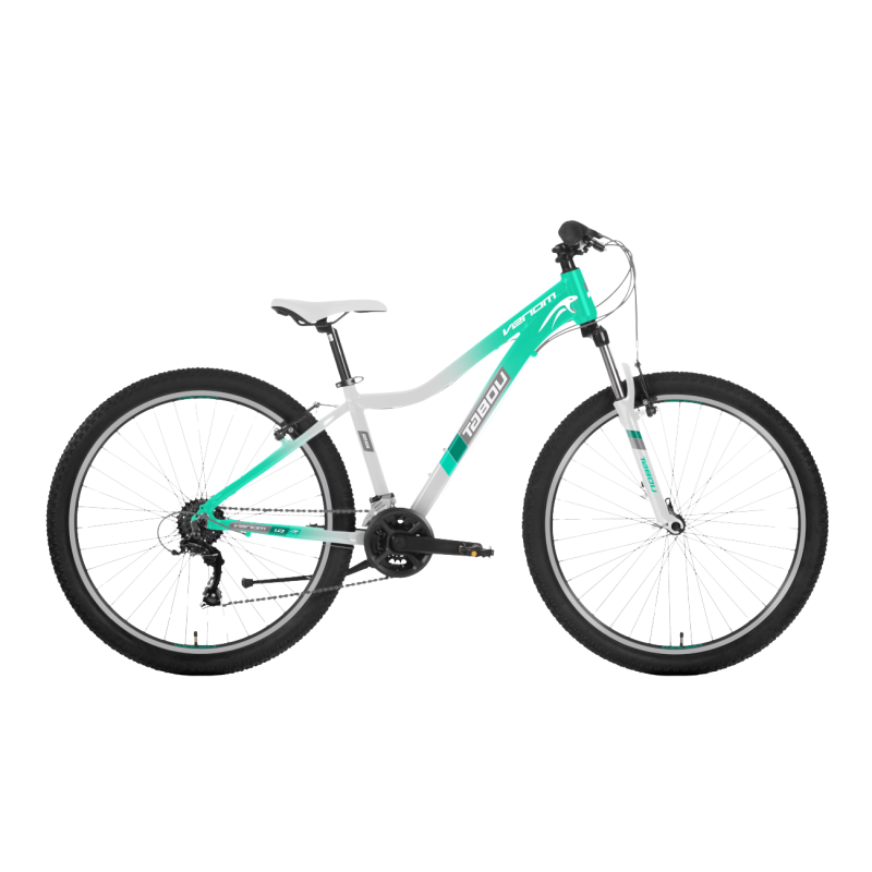 Bērnu velosipēds TABOU Venom 1.0 W, 27,5″ piparmētru balts, 12-14 gadi
