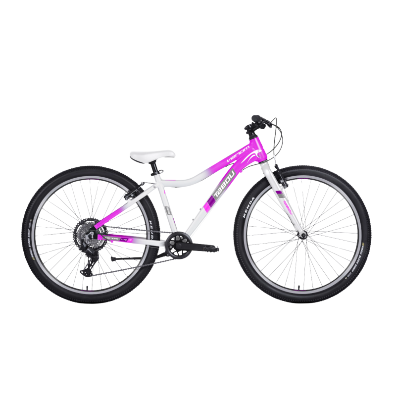 Ультралегкий детский велосипед TABOU Venom Lite W, 26″, розово-белый, 10-12 лет