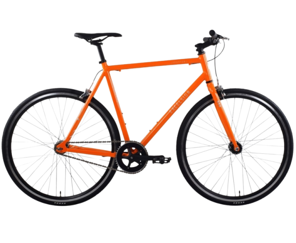 Велосипед Fixie Excelsior Sputter, оранжевый, 2 скорости