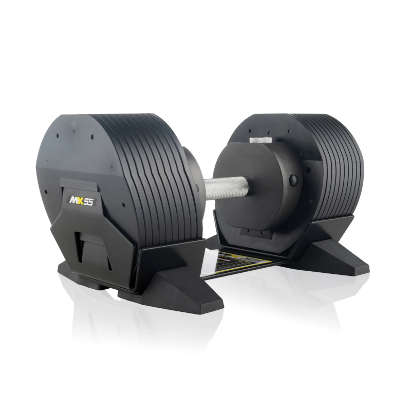 Adjustable dumbbell TUNTURI MX55 Dumbbell 4.5-24.9 kg, knurled