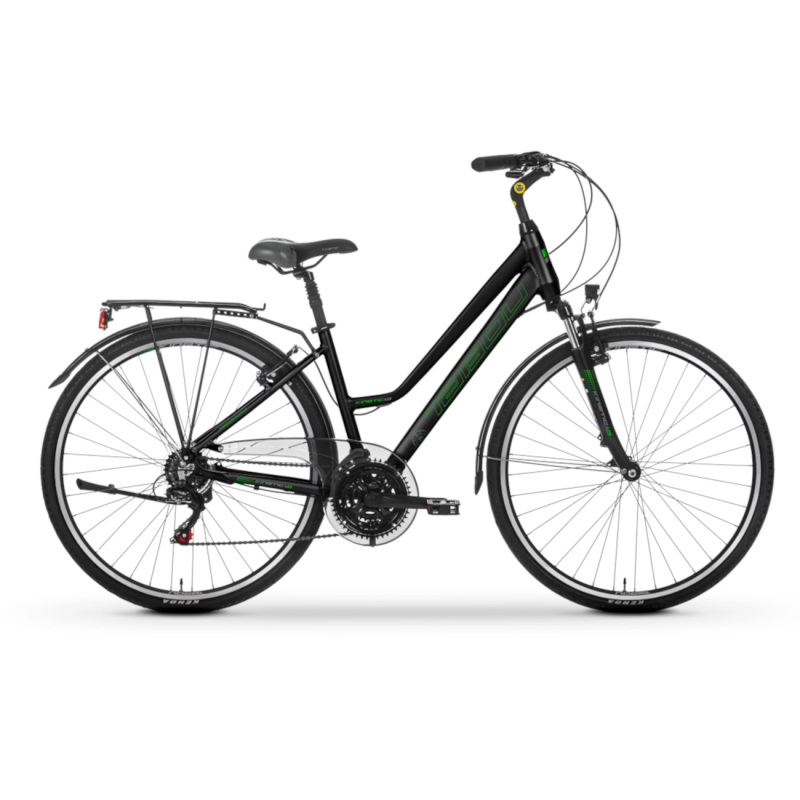 Велосипед TABOU Kinetic 1.0 Вт, черно-зеленый
