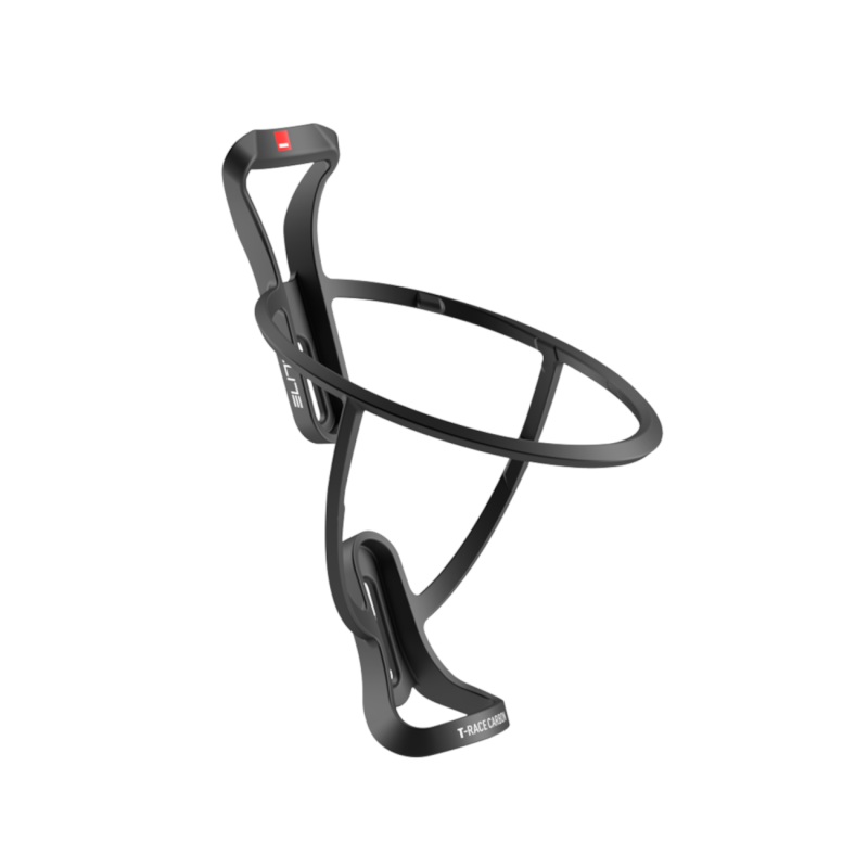 Pudelihoidja ELITE T-Race Carbon, Soft Touch, must