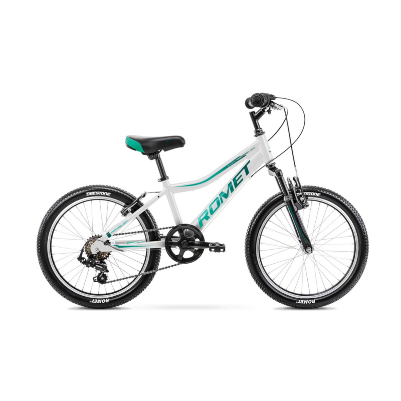 Bērnu velosipēds ROMET Rambler 20 KID 2, balts-zaļš