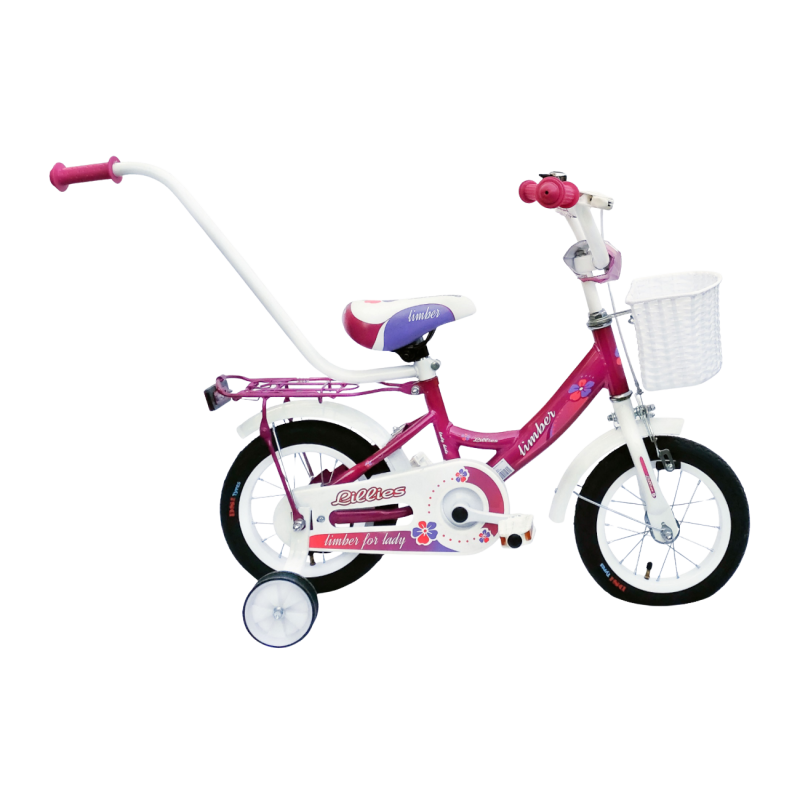 Lasten polkupyörä ROMET Limber Girl 12, pinkki-valkoinen