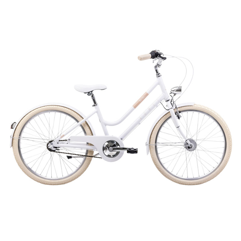 Meiteņu velosipēds ROMET Panda 2, 24″ balti bēšs