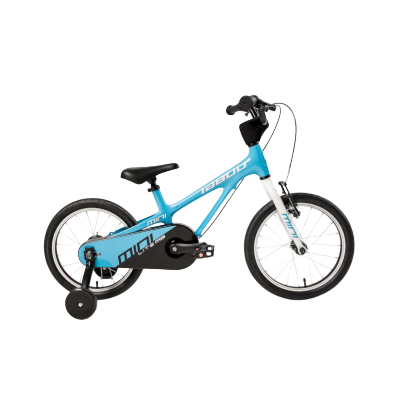 Ultrakevyt lasten polkupyörä TABOU Rocket Lite MG, 14″ sinivalkoinen