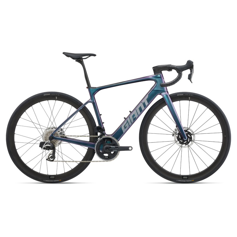 Elektriskais velosipēdu skrējējs GIANT Defy Advanced E+ Elite 0 (2025) Blue Dragonfly