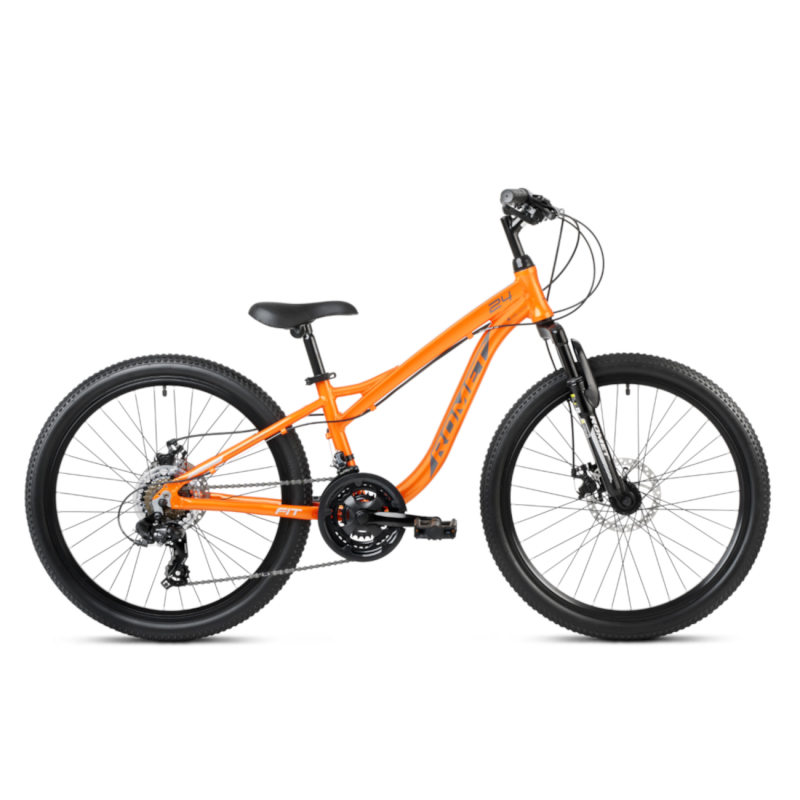 Lasten polkupyörä ROMET Rambler FIT 24, oranssi-hopea