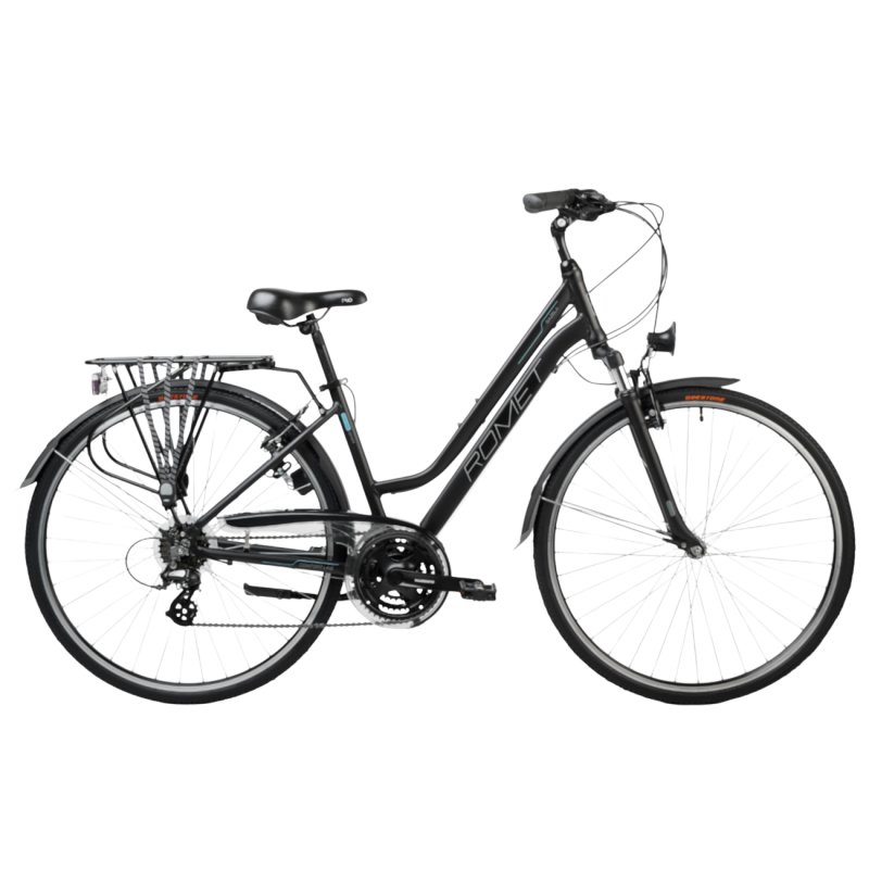 Velosipēds ROMET Gazela, melns-zaļš