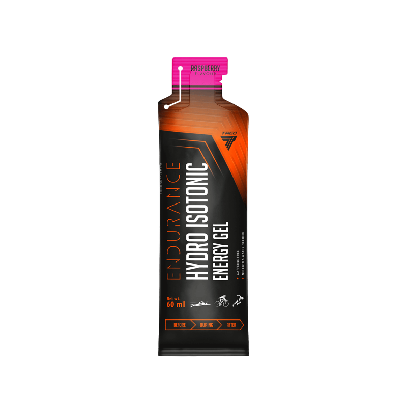 Energageel TREC Hydro Isotonic -geeli 60ml, vadelma