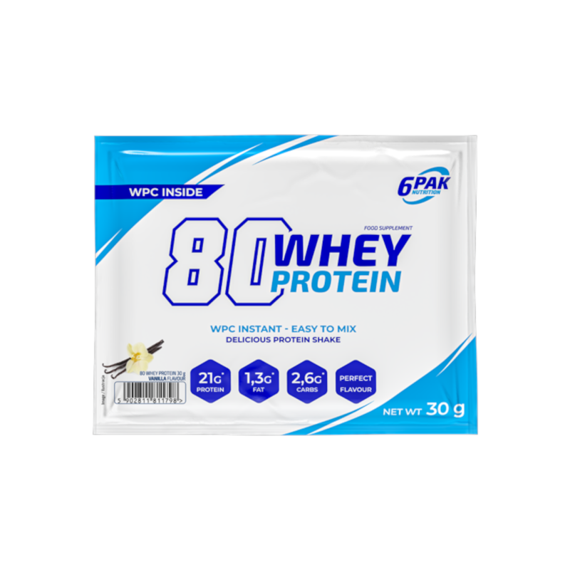 Valgupulber 6PAK 90 Whey Protein 30g Vanilla