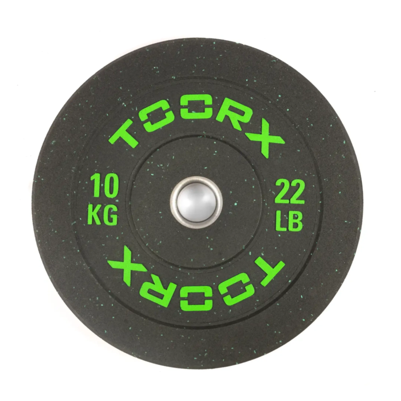 Weight plate TOORX Bumper Plate Crumb, 50 mm, 10 kg