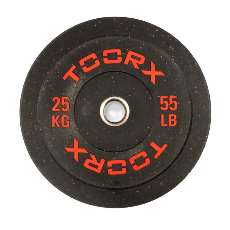 Утяжеляющая пластина TOORX Bumper Plate Crumb, 50 мм, 25 кг