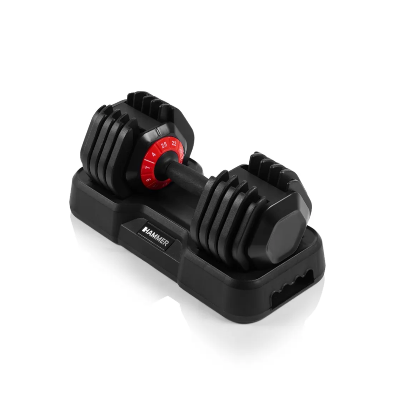 Adjustable dumbbell HAMMER Stronglock 4.0, 25 kg