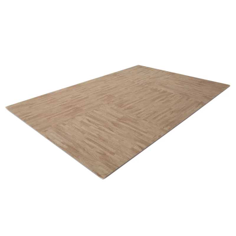 HAMMER Puzzlemat Basic exercise mat, 120×185 cm, wood imitation