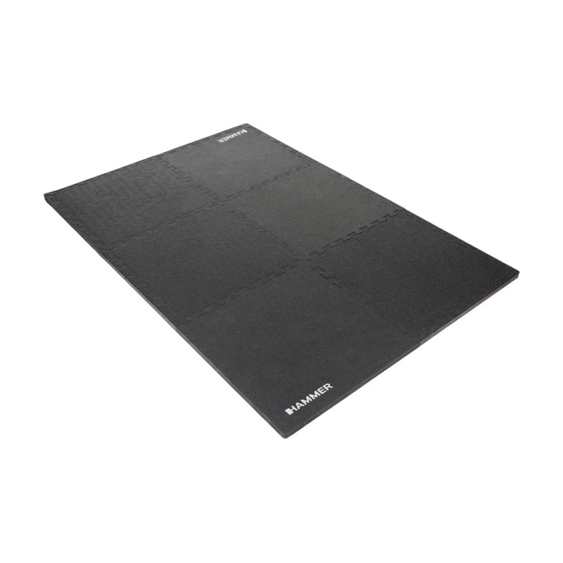 Trenažööride alusmatt HAMMER Puzzlemat Professional, 156×104 cm, 6-osaline