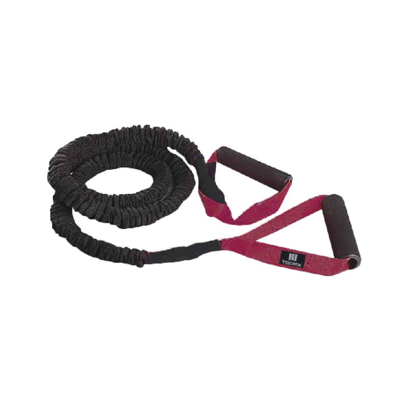 Voimistelukumi TOORX Elastic kahvoilla, vahva, punainen