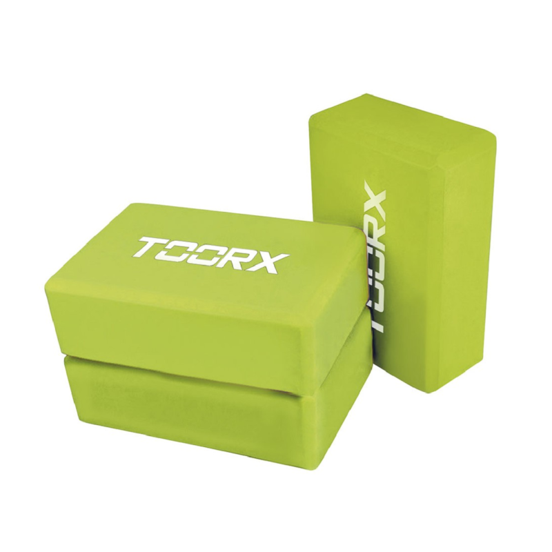 Блок для йоги TOORX Yoga Block, зеленый