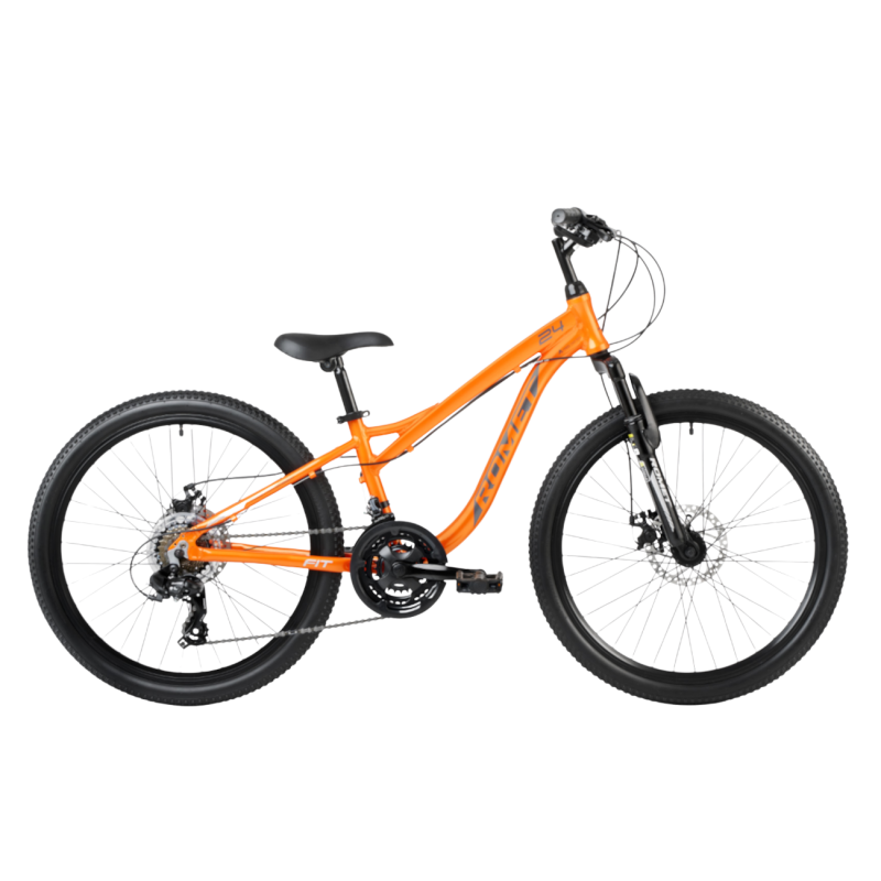 Bērnu velosipēds ROMET Rambler FIT 24, oranžs-sudrabains