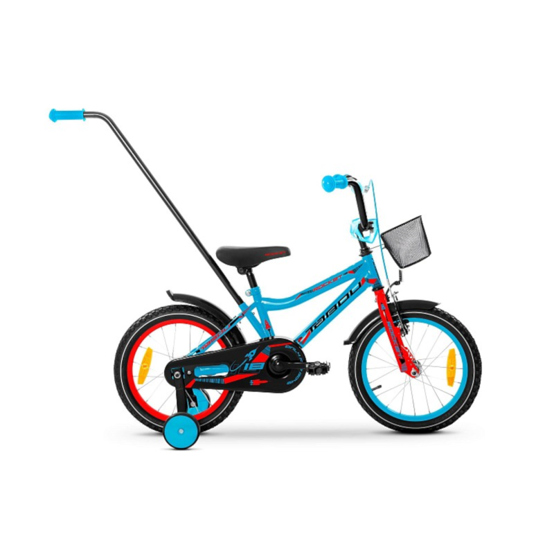 Bērnu velosipēds TABOU Rocket, 12″ zili sarkans