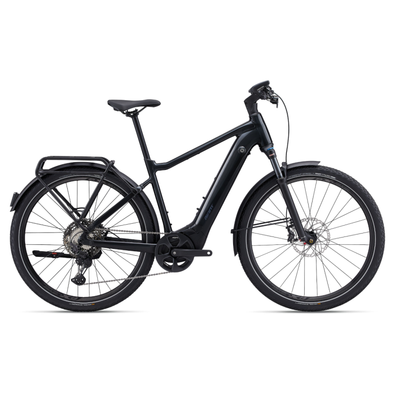 Elektrovelosipēds GIANT Explore E+ 0 Pro DD, Gunmetal Black