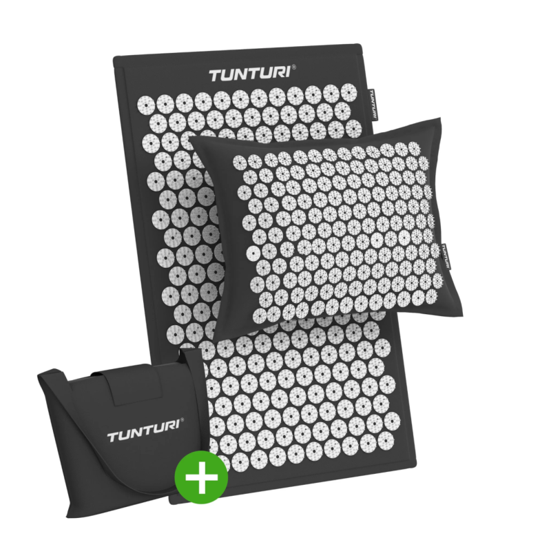 Acupuncture mat and pillow TUNTURI PRO Acupressure Mat And Pillow, Black