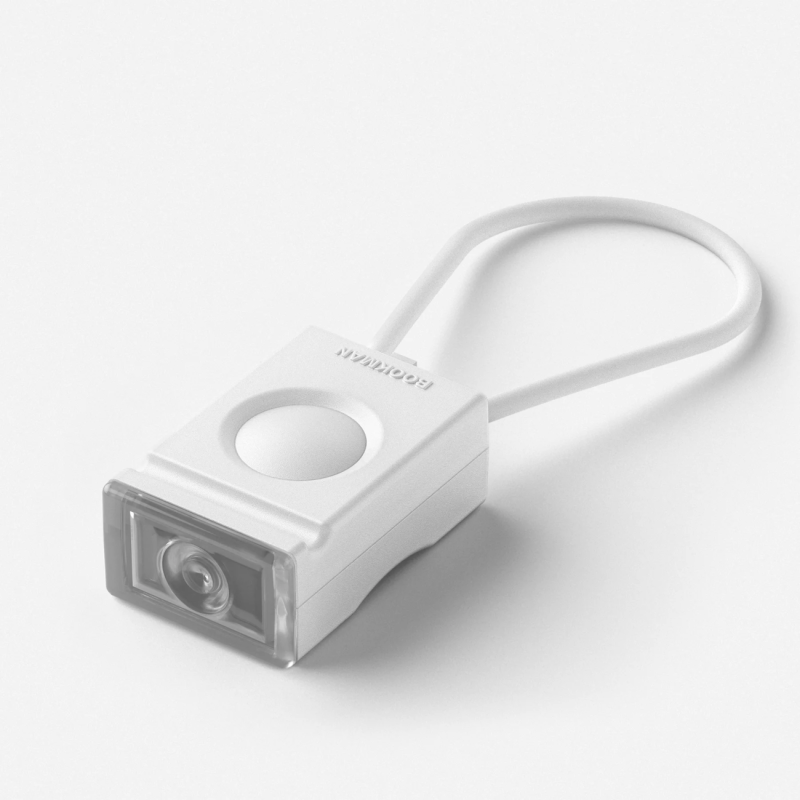 Ajovalo BOOKMAN Block Light, valkoinen