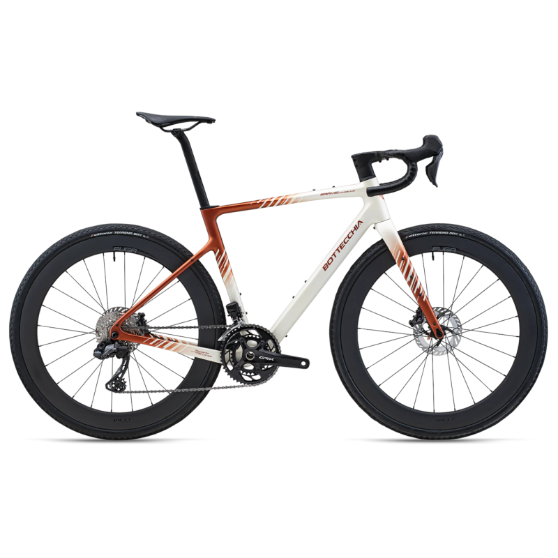 Sorapyörä BOTTECCHIA Gravel Overland – GRX610 24s – 08 Valkoinen Ruskea