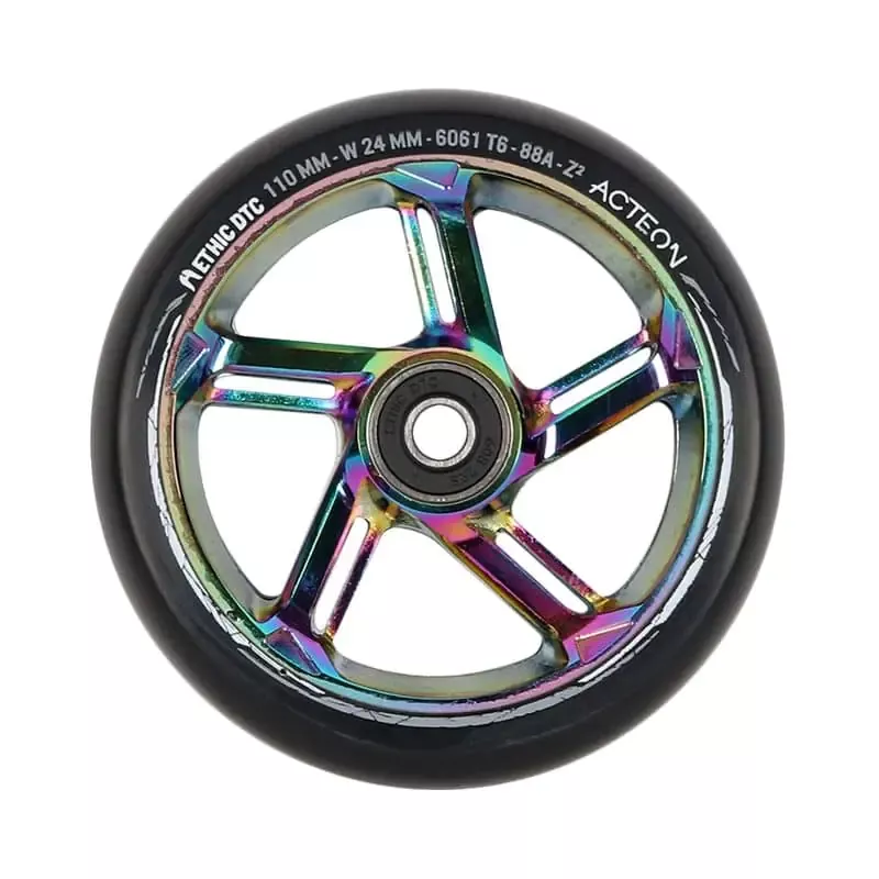 Ratu tvērējs Ethic Acteon Wheel 110mm Rainbow