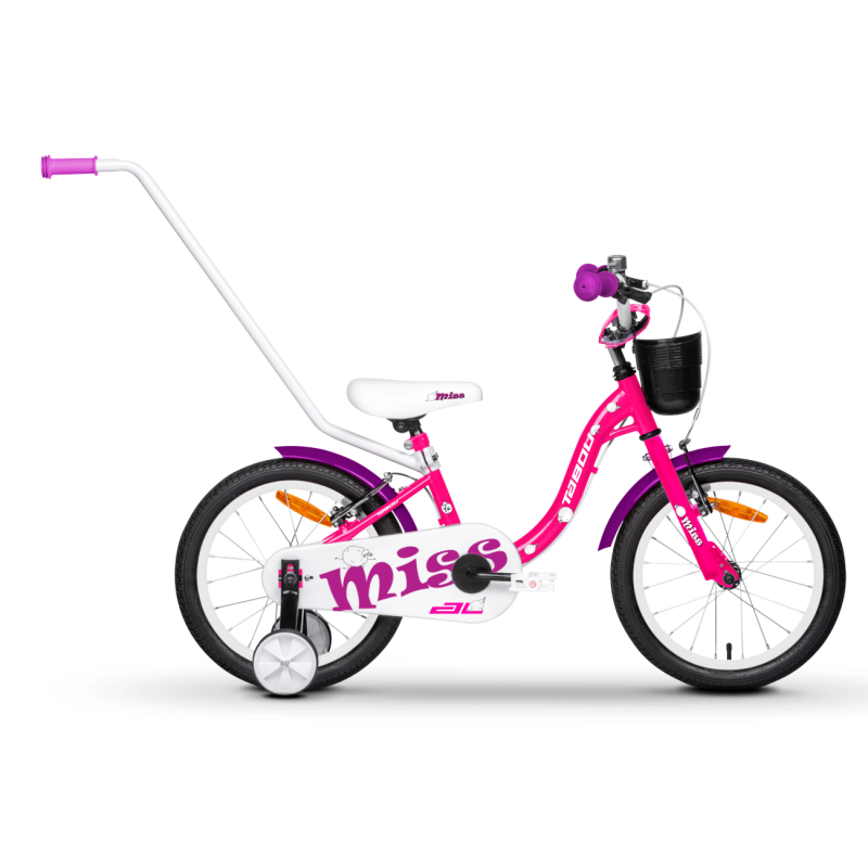 Bērnu velosipēds TABOU Miss AL, 16″ rozā-balts