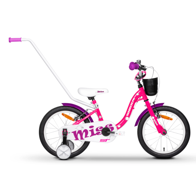 Bērnu velosipēds TABOU Miss ST, 12″ rozā-balts