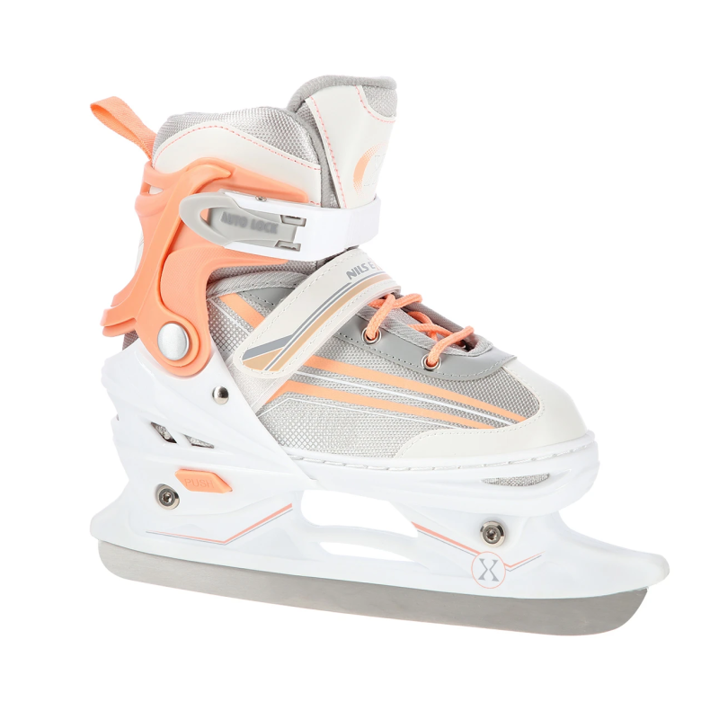 2in1 (rull)uisud NILS EXTREME NH18190 In-line Skates/Figure Ice Skates, S (29-33), White/Pink
