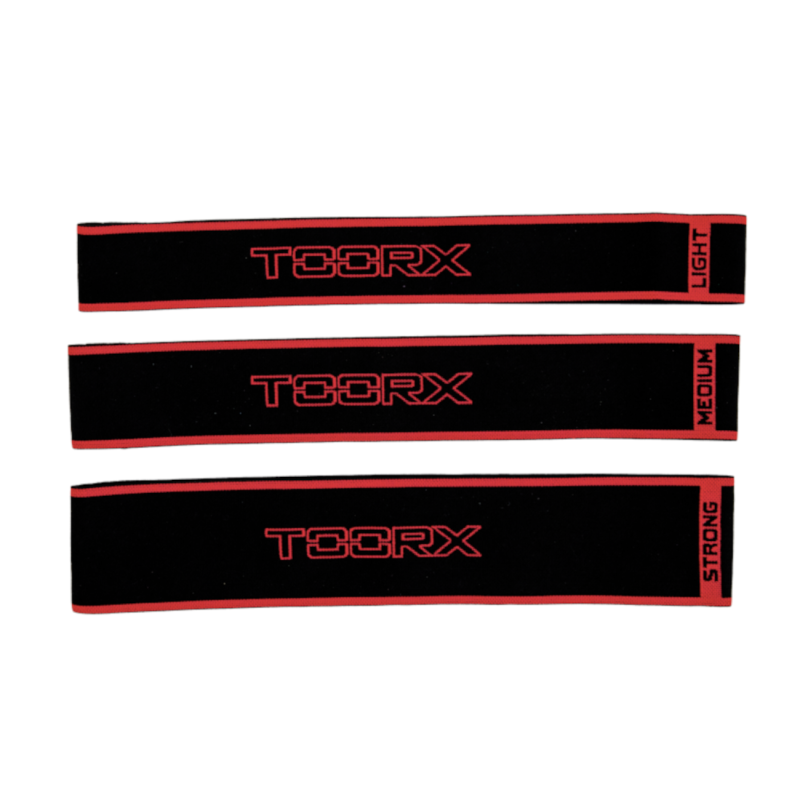 Gymnastics rubber band set TOORX Fabric Bands Medium (5pcs per pack)