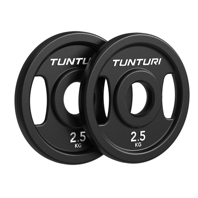 Raskuskettad TUNTURI Platinum Cast Iron Plate, 50mm, 2 x 2,5 kg