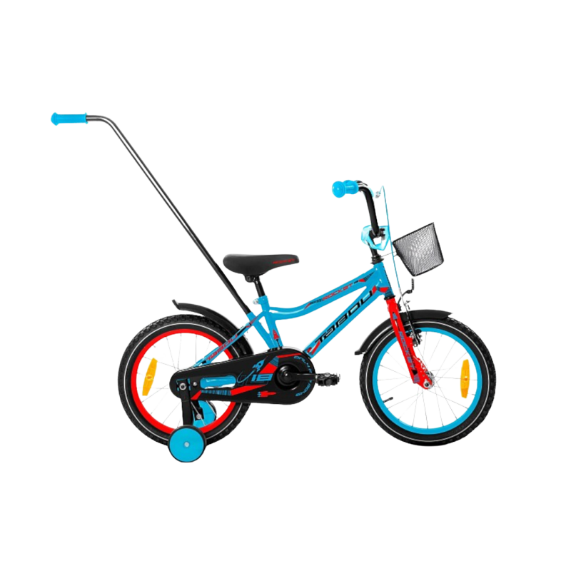 Детский велосипед TABOU Rocket, 12 дюймов, сине-красный