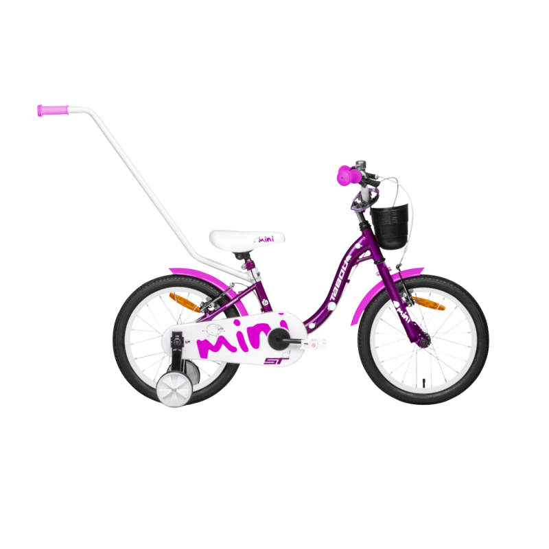 Детский велосипед TABOU Mini ST, 16″ фиолетовый-белый