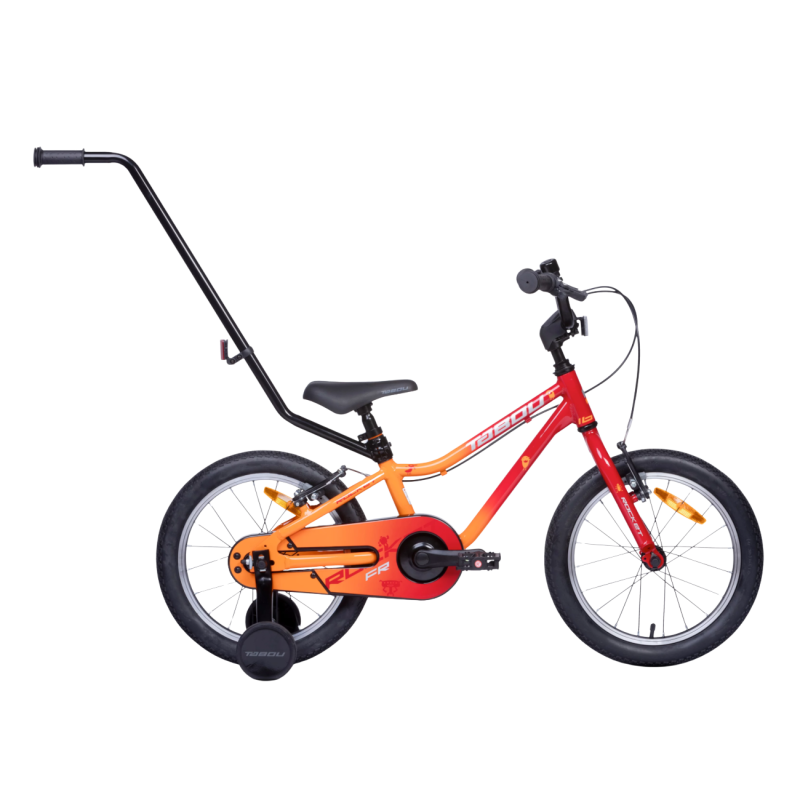 Детский велосипед TABOU Rocket FR, 12″, красно-желтый