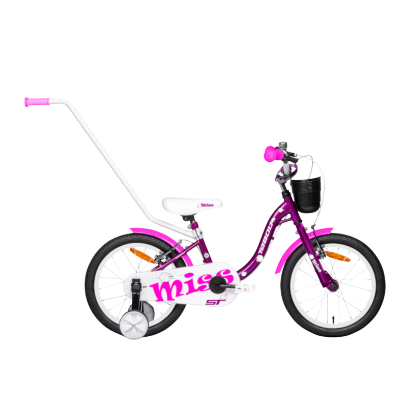 Laste jalgratas TABOU Miss ST, 12″ lilla-valge